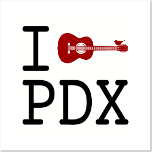 I (guitar) PDX Posters and Art